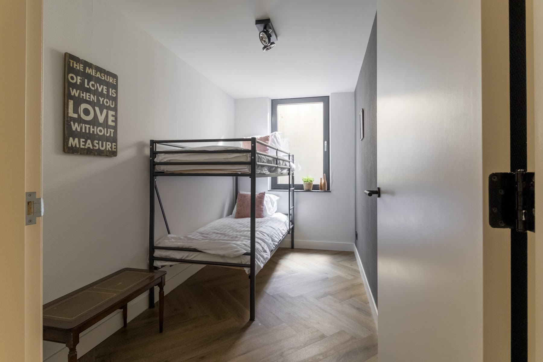 Slaapkamer met stapelbed