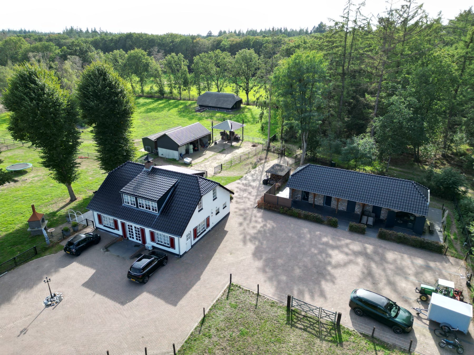 Het huis recht van boven